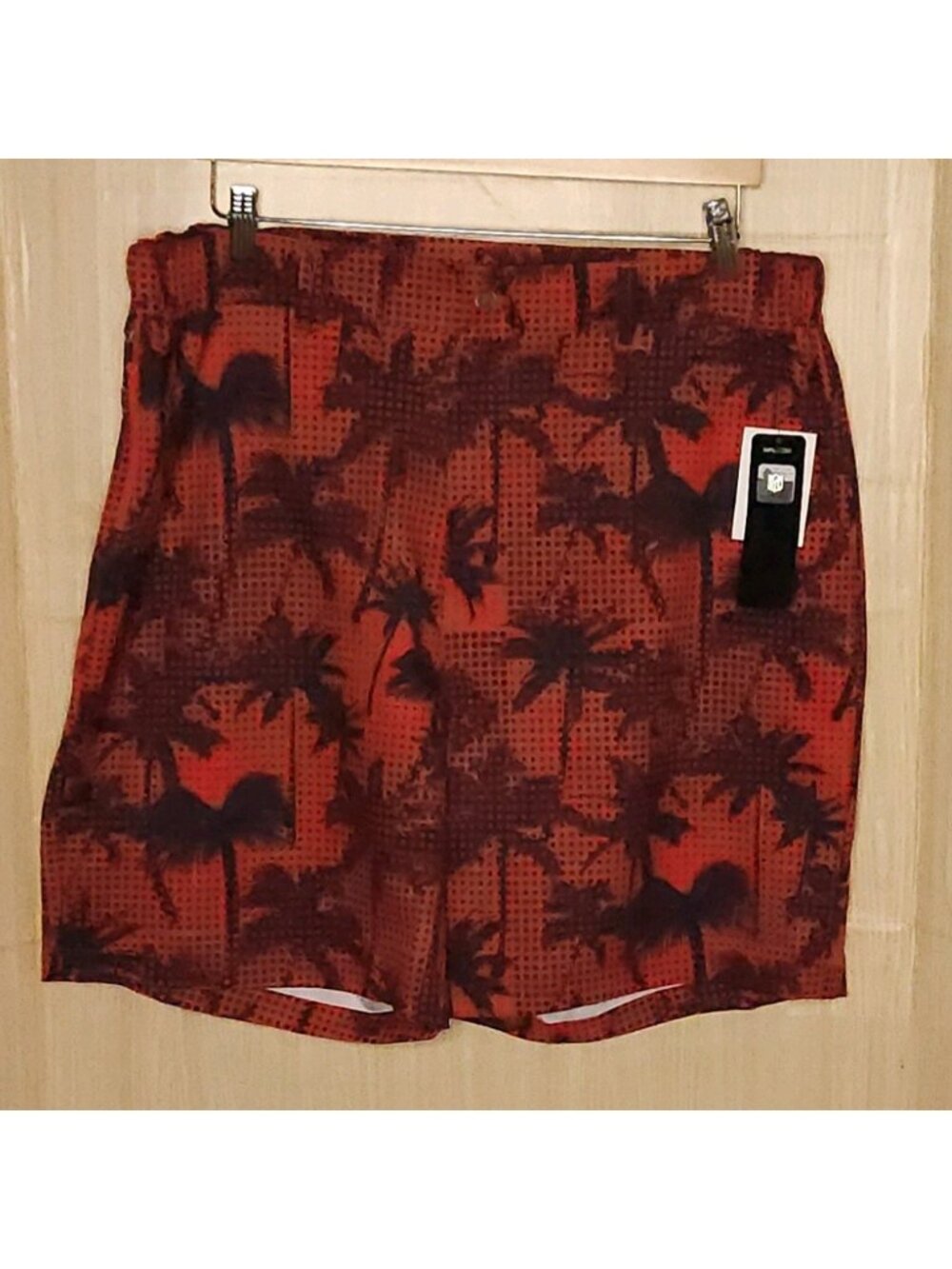 NFL Kansas City Chiefs Mens New Red Swim Trunks Board Shorts Large